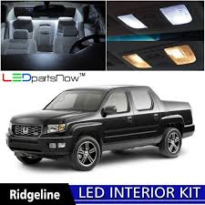 White Led Interior Lights Replacement Kit For 2006 2014 Honda Ridgeline 17 Bulbs Honda Ridgeline Honda Ridgeline Accessories Interior Lighting