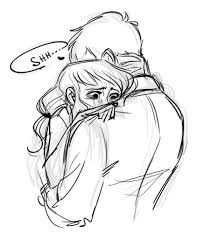 Shh By Enits On Deviantart Cute Couple Drawings Meaningful Pictures Hug Cartoon