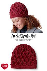 Crochet Sparkle Hat Free Crochet Pattern In Hygge Charm Yarn How About This Fascinating Crochet Hat As A Toast Winter Hat Crochet Pattern Crochet Hats Crochet