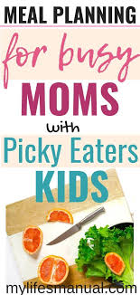 Meal Planning For Busy Moms With Picky Eaters Kids Save Money Reduce Your Budget And Always Have Nutr Picky Eaters Kids Healthy Meals For Kids Kids Meal Plan