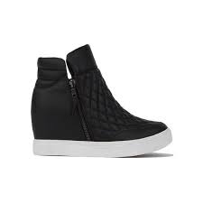 Whatever you're shopping for, we've got it. Steve Madden Linqs Quilted Platform Sneaker Wedges Black 100 Liked On Polyvore Featuring Shoes Womens Shoes Wedges Casual Shoes Women Wedge Sneakers