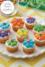Easter Flower Cupcakes