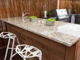 Because your kitchen countertop endures a lot of use, it should be above all practical, but that doesn't mean it can't be aesthetically pleasing as well. Outdoor Kitchen Countertops Pictures Tips Expert Ideas Hgtv