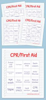 First Aid Cards Printable The O Guide