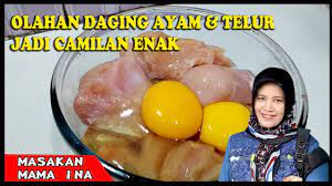Olahan Dari Daging Ayam Dan Telur Jadi Camilan Ter Enak Di Kota Ku Wajib Di Coba Youtube Camilan Telur Daging