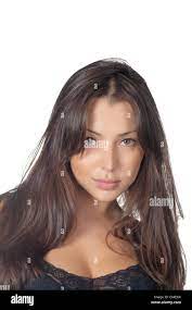 Pretty brunette hi-res stock photography and images - Alamy