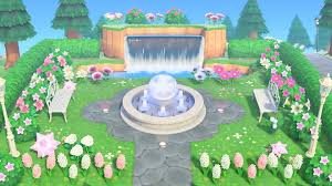 In this article, you'll see that we've added several flower garden ideas to suit different spaces. Best Acnh Fountain Design Ideas Animal Crossing Water Fountain Decoration Tips Fountain Recipe