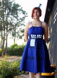 The Tardis Dress Costume Tardis Dress Dresses Tardis Costume