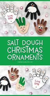Salt Dough Handprint Christmas Ornaments Diy Christmas Ornaments Easy Salt Dough Christmas Ornaments Christmas Crafts Decorations