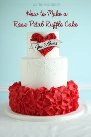 To make a rose cake decorating. How To Make A Rose Petal Ruffle Cake