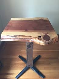 One Of A Kind Handmade Live Edge Pub Table Etsy Pub Table Reclaimed Barn Wood Table