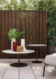 contemporary garden round table bellagio bistrot minotti deco jardin deco exterieure cloture moderne