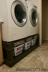 Laundry Room Pedestals Laundry Pedestal Diy Laundry Laundry Room Organization