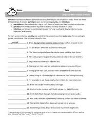 Flipped Wendelin Van Draanen Language Mini Lesson Verbals Mini Lessons Lesson 8th Grade Ela