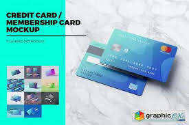 Download Credit Card Membership Card Mockup Free Download Vector Stock Image Photoshop Icon PSD Mockup Templates