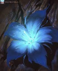 Stone Flower Plant Art Fantasy Art Landscapes Fantasy Art