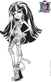 172 dessins de coloriage monster high a imprimer sac chaussures ou bricolage