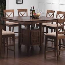 Coaster Hyde Counter Height Dining Table With Storage 657 Liked On Polyvore Featuring H Dining Table With Storage Counter Height Dining Table Dining Table