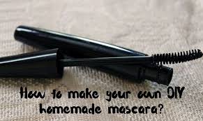 how to make your own diy homemade mascara