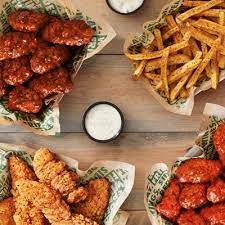 Ranch, blue cheese, honey mustard, and cheese sauce. Wingstop 172 Photos 546 Reviews Chicken Wings 24825 Alessandro Blvd Moreno Valley Ca United States Restaurant Reviews Phone Number Yelp
