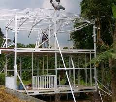 Desain villa mini baja ringan ukuran 4x6 / terpopuler 32+ desain cafe kopi 2019 : Unik Desain Gazebo Rangka Dari Baja Ringan Model Minimalis Harga Murah
