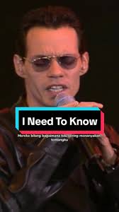 3 Minute Song by Mark Anthony I Need to Know in Spanish