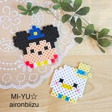 アイロンビーズ図案 ツムツム マジカルミッキー | アイロンビーズ@MI-YU☆