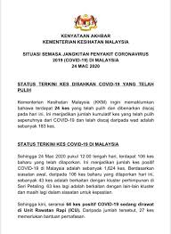 Kementerian kesehatan dipimpin oleh seorang menteri kesehatan (menkes) yang sejak 27 oktober 2014 dijabat oleh nila moeloek. Covid 19 Kenyataan Akhbar Kpk 24 Mac 2020