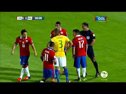 Colombia estuvo gran parte del partido encima de ellos en el marcador, y. Chile Vs Brasil Partido Completo Parte 2 Clasificatorias Rusia 2018 Youtube