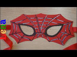 Wundervolles spiderman kostüm für kinder aus hochwertigem spandex. Spiderman Maske Basteln How To Make Spiderman Mask Kak Sdelat Masku Cheloveka Pauka Youtube