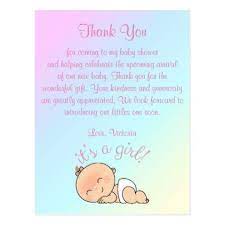 Baby Shower Thank You It 39 S A Girl Baby Girl Postcard Postcard Post Card Postcards Unique Di Baby Shower Thank You Baby Shower Thank You Cards Baby Shower