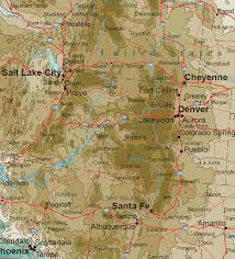 Mountain ranges | geography for kids. Central Rocky Mountain States Topo Map