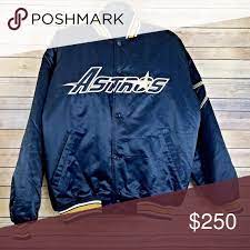 Vintage Houston Astros Starter Jacket In Beautiful Condition 9 5 10 Very Rare Starter Jackets Coats Bomber Varsity Jackets Mens Jackets Houston Astros