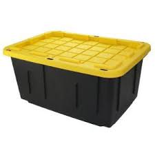 Black And Yellow Storage Bins Costco Heavy Duty Storage Bin From Costco Tote Storage Storage Plastic Storage
