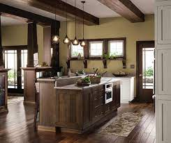 Traditional rustic kitchen cabinets will have a streamlined style. Quartersawn Oak Cabinets In Rustic Kitchen Decora
