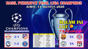 Hasil Perempat Final Liga Champions Tadi Malam Rb Leipzig Vs Atletico Madrid Uefa Champions League Youtube