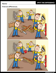 Free Spot The Difference Printable For Kids Spot The Difference Kids Visual Perception Activities Reasoning Activities