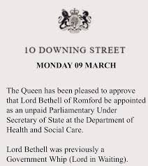 Lord Bethell On Twitter Honoured To Be Appointed A Health Minister Today Responsible For Life Sciences Committed To Supporting Dhscgovuk Response To The Coronavirus Challenge Proud To Be Part Of Government S Ukhouseoflords