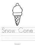 There are tons of great resources for free printable color pages online. Snow Cone Coloring Page Twisty Noodle