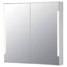 Storjorm Element Miroir 2ptes Eclairage Int Blanc 100x14x96 Cm Armoire De Toilette Avec Miroir Ikea Miroir Ikea