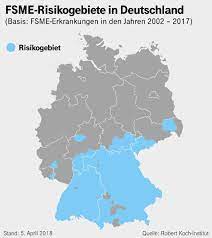 Fsme risikogebiete und borreliose 2020. Vorsicht Zecken Zahl Der Fsme Risikogebiete In Deutschland Gestiegen
