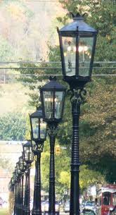 Gas Mantle Kronberg Lamps Lining The City Streets Of Wellsboro Pa Vintage Outdoor Lighting Gas Lanterns Wellsboro