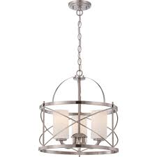 Filament Design Selena 3 Light Brushed Nickel Pendant Hd 605333 The Home Depot