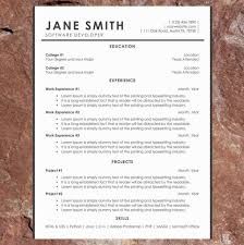 Elegant Resume Template Professional Cv Template For Word Etsy Resume Template Professional Cv Template Professional Resume Examples