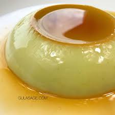 Pandan Creme Caramel Recipe Creme Caramel Cold Desserts Caramel