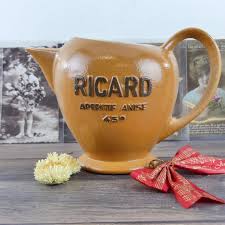 J Ai Le Plaisir De Vous Presenter Cet Article De Ma Boutique Etsy Grande Carafe A Eau Ricard Vintage Pichet Ricard D Bistrot Francais Carafe Bocaux Anciens