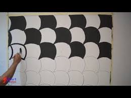 إصنع بنفسك ديكور تنجيد حديث او قشور الأسماك بطريقة الخداع البصري Super Easy 3d Design Youtube