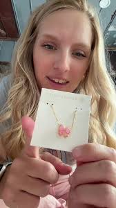 Kendra Scott Bow Necklace with Stone in It