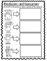 Producers Consumers Goods And Service Goods And Services Vocabulary Words Activities Kindergarten Worksheets