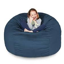 8 Best Bean Bag Chairs Lumaland Luxury 3 Foot Bean Bag Chair With Microsuede Cover Navy Blue Machin Bean Bag Chair Luxury Bean Bag Chairs Bean Bag Chair Kids